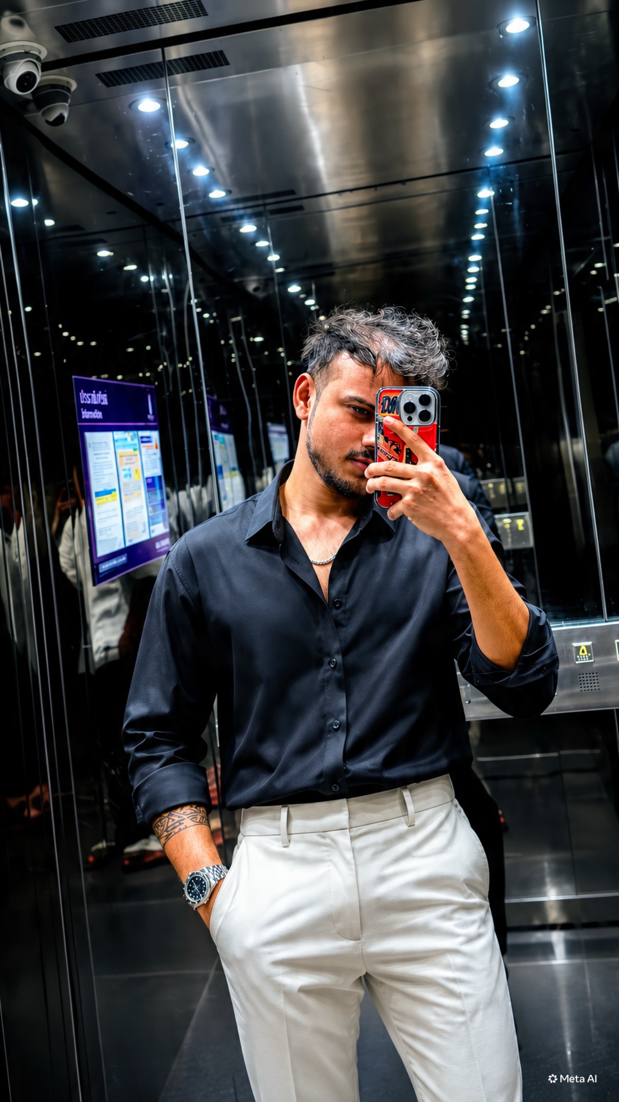 Satyam Singh in a dark editorial setting